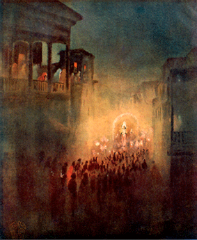 Pratima Visarjan by Gaganendranath Tagore 1915