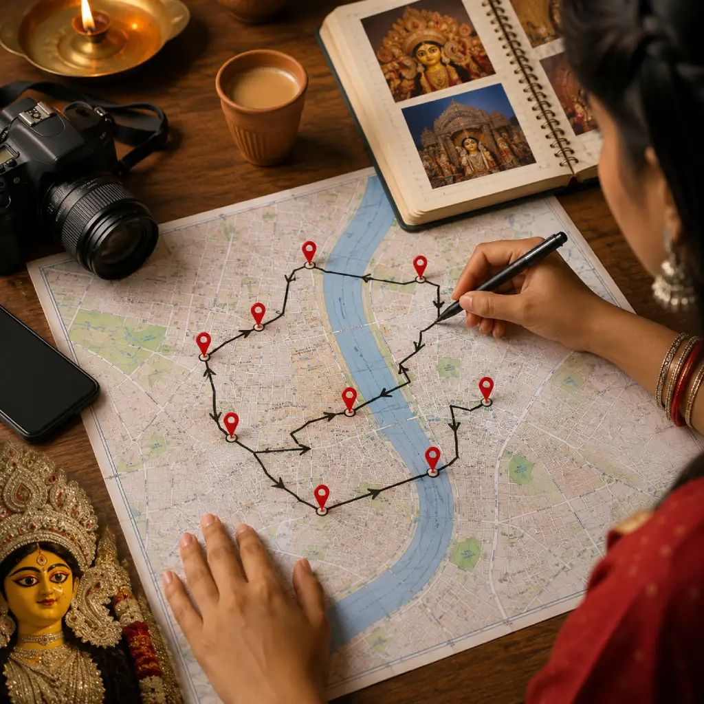Pandal-Hopping Route