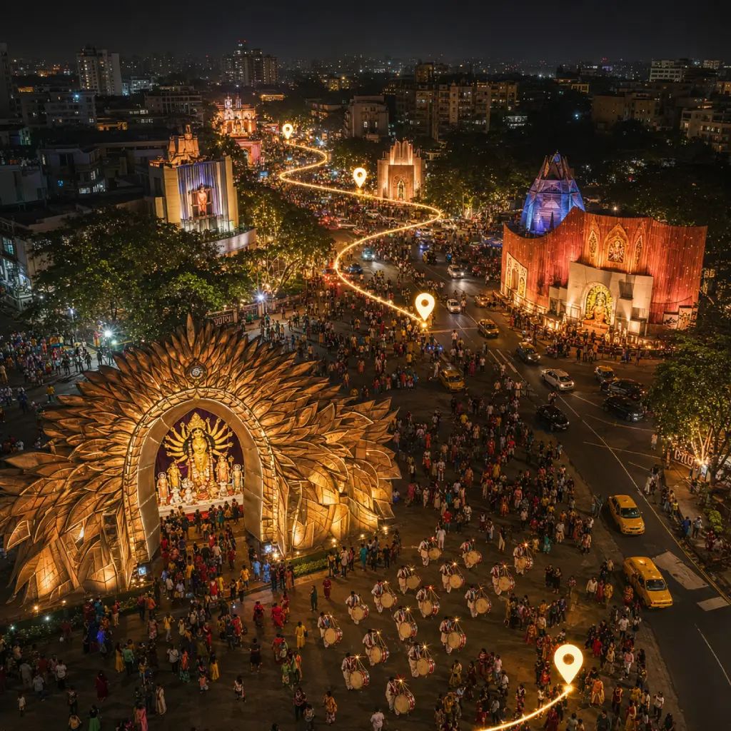 South Kolkata Pandal Hopping